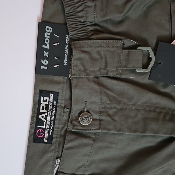 LAPG Operator Tactical Pants Sr 16 long Dark Olive Green NWT - Picture 7 of 14